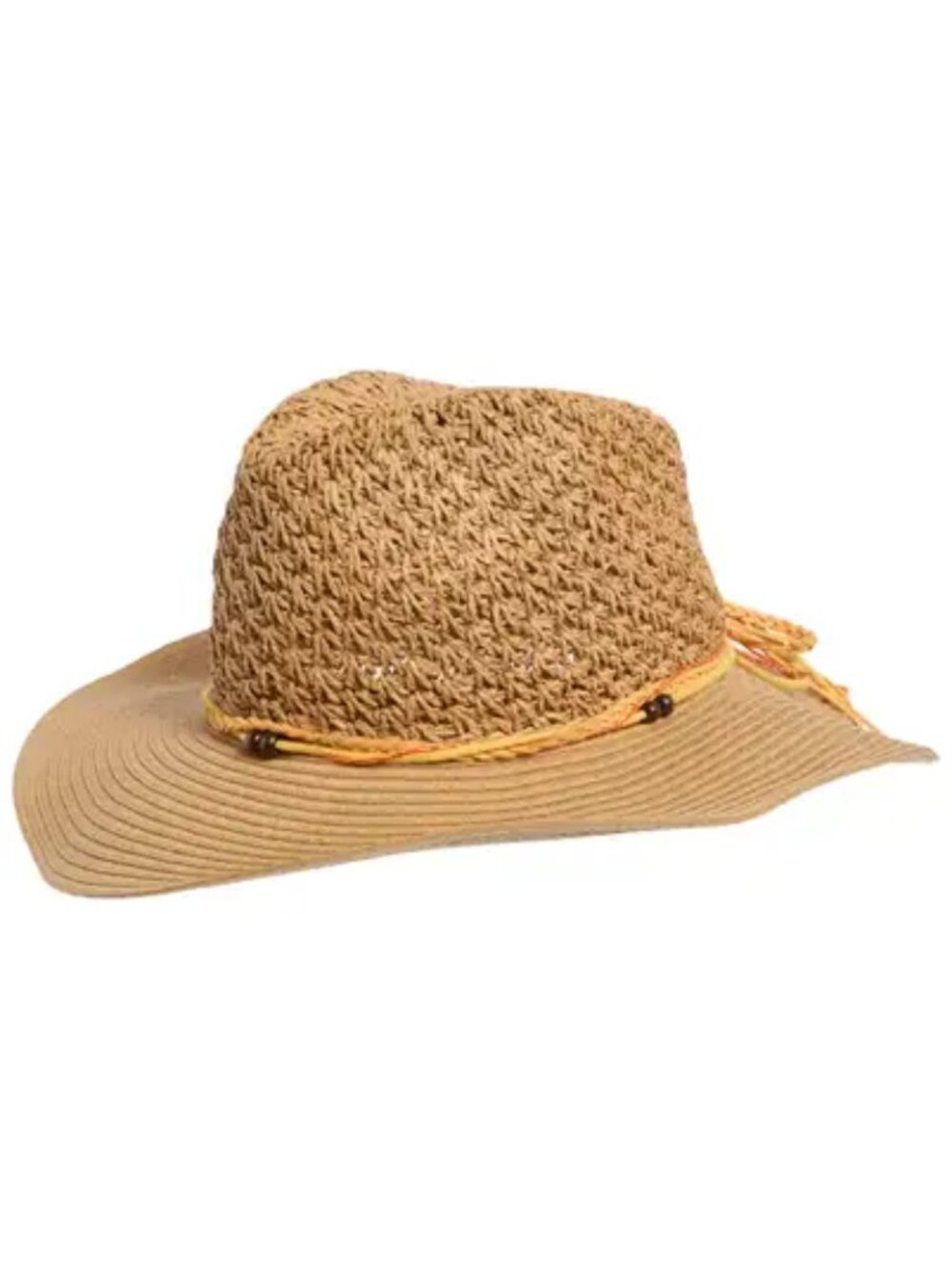 Vince Camuto Crochet Straw Bucket Hat – Tan – One Size – NWT